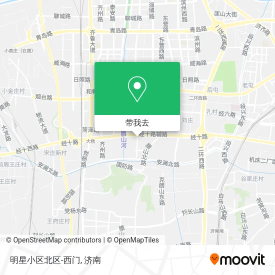 明星小区北区-西门地图
