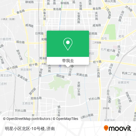明星小区北区-10号楼地图