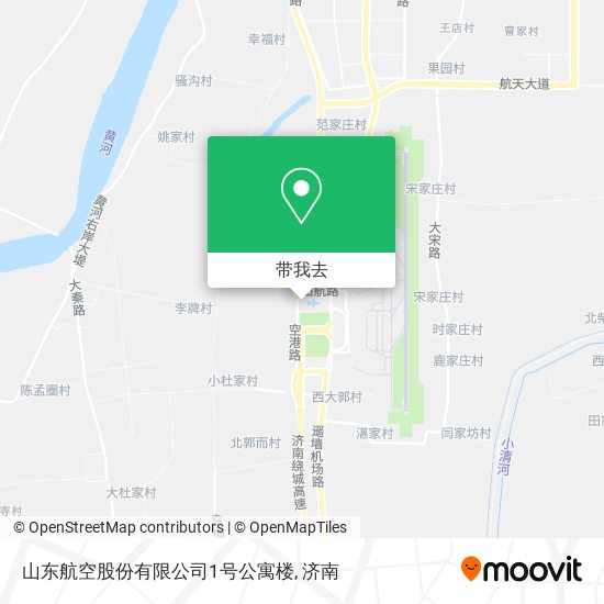 山东航空股份有限公司1号公寓楼地图