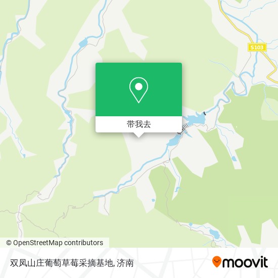 双凤山庄葡萄草莓采摘基地地图