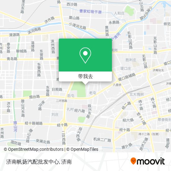 济南帆扬汽配批发中心地图