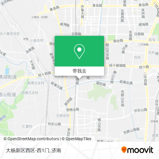 大杨新区西区-西1门地图