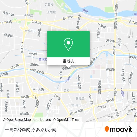 千喜鹤冷鲜肉(永鼎路)地图