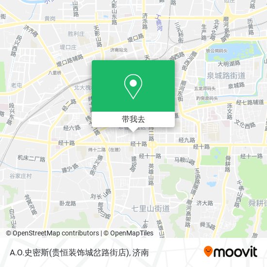 A.O.史密斯(贵恒装饰城岔路街店)地图