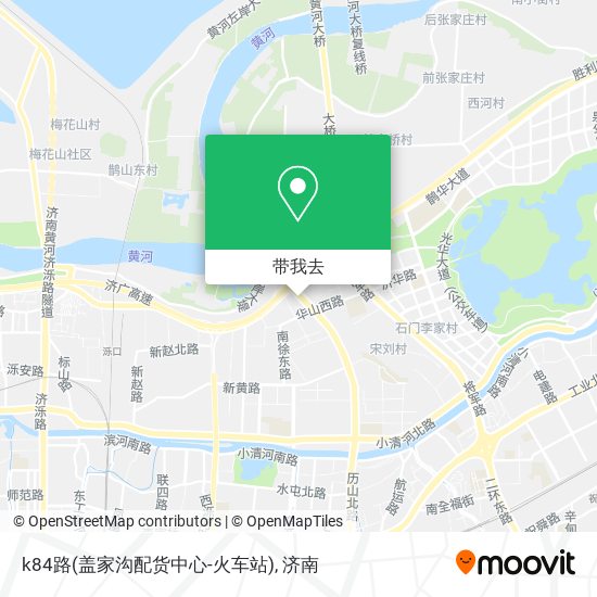 k84路(盖家沟配货中心-火车站)地图
