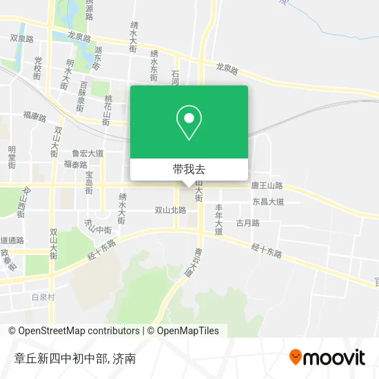章丘新四中初中部地图