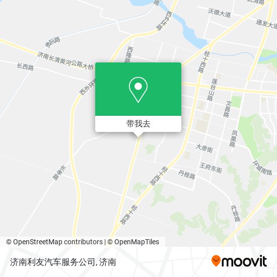 济南利友汽车服务公司地图