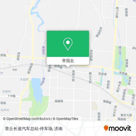 章丘长途汽车总站-停车场地图
