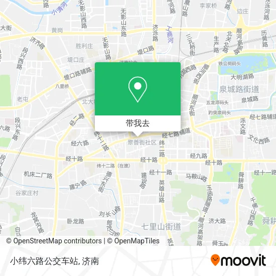 小纬六路公交车站地图