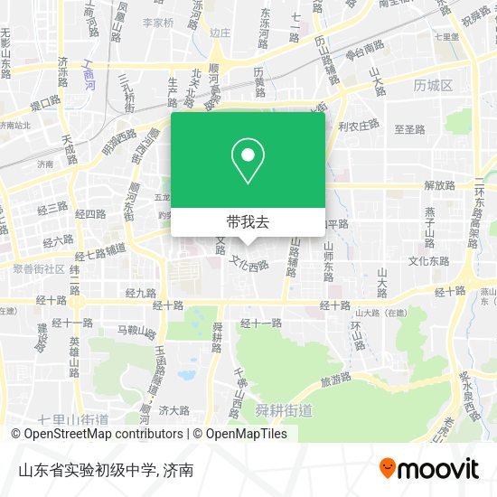 山东省实验初级中学地图