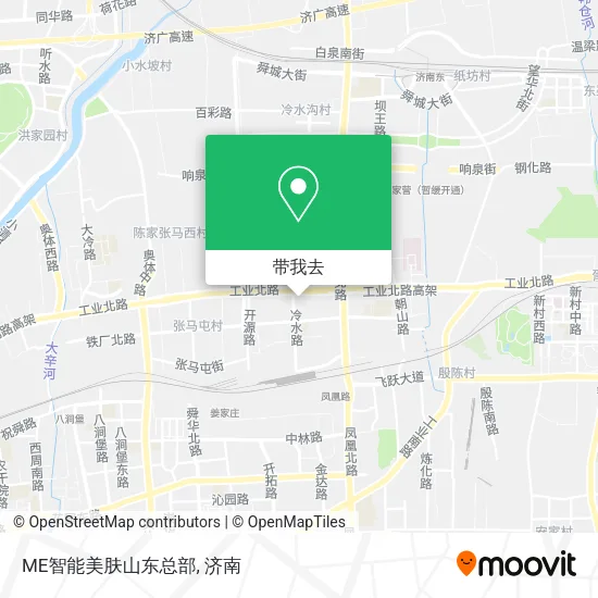 ME智能美肤山东总部地图