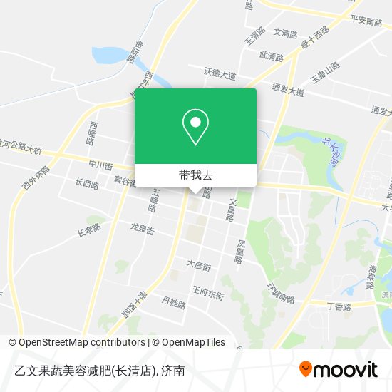 乙文果蔬美容减肥(长清店)地图