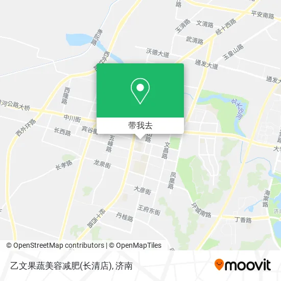 乙文果蔬美容减肥(长清店)地图