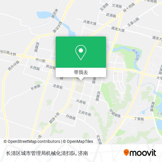 长清区城市管理局机械化清扫队地图