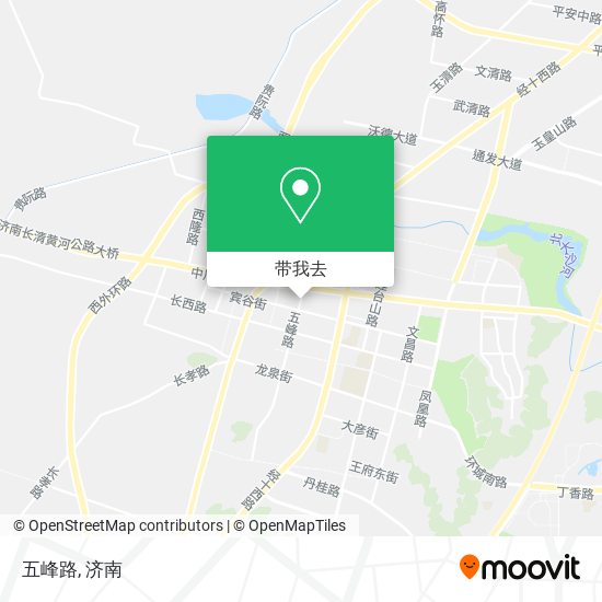 五峰路地图