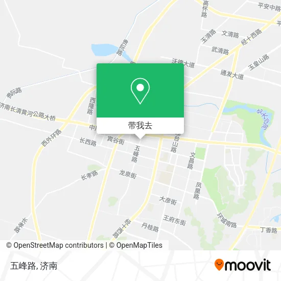 五峰路地图
