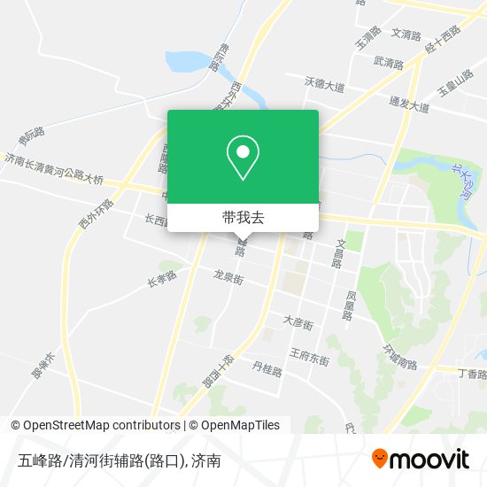 五峰路/清河街辅路(路口)地图