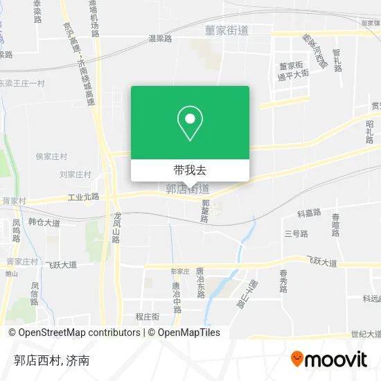 郭店西村地图