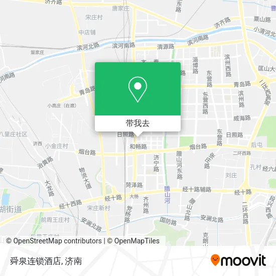 舜泉连锁酒店地图