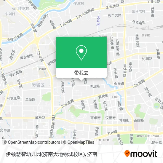 伊顿慧智幼儿园(济南大地锐城校区)地图
