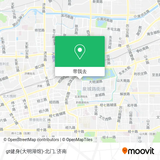 gt健身(大明湖馆)-北门地图