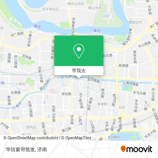 华信窗帘批发地图