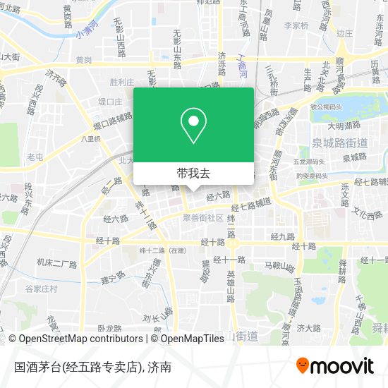 国酒茅台(经五路专卖店)地图