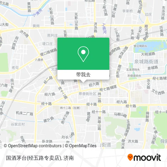 国酒茅台(经五路专卖店)地图