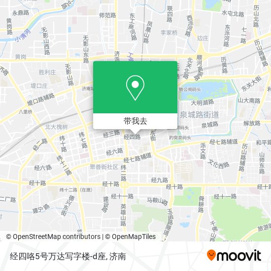 经四咯5号万达写字楼-d座地图