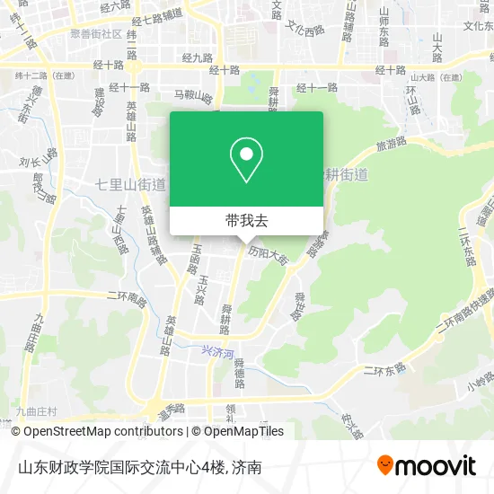 山东财政学院国际交流中心4楼地图