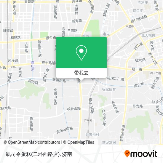 凯司令蛋糕(二环西路店)地图