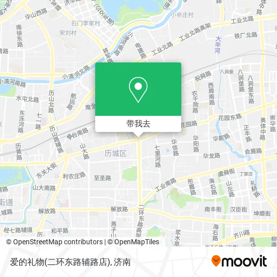 爱的礼物(二环东路辅路店)地图