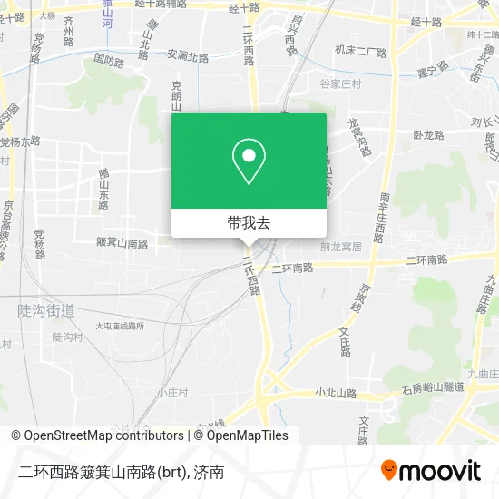 二环西路簸箕山南路(brt)地图