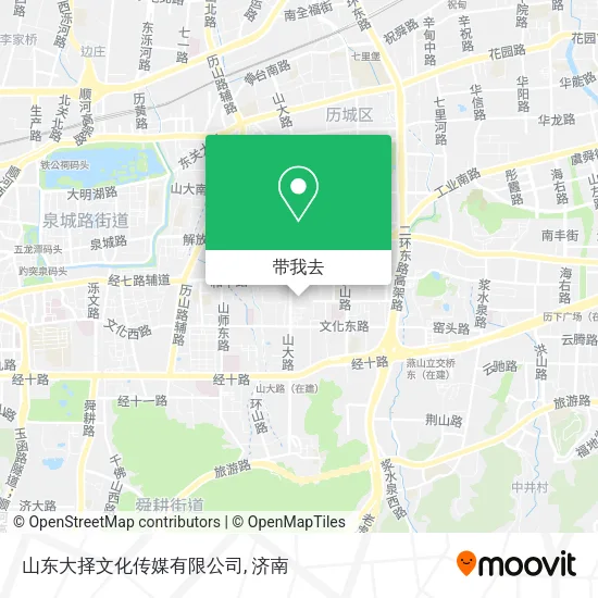 山东大择文化传媒有限公司地图
