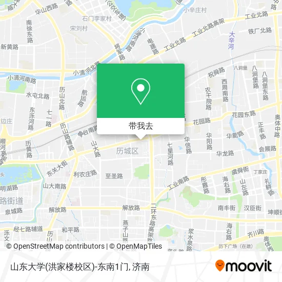 山东大学(洪家楼校区)-东南1门地图