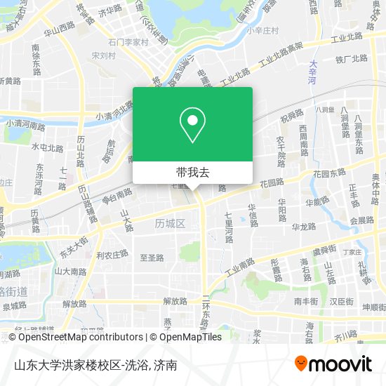 山东大学洪家楼校区-洗浴地图