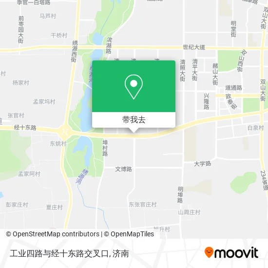 工业四路与经十东路交叉口地图