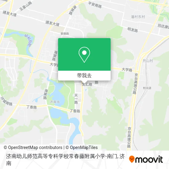 济南幼儿师范高等专科学校常春藤附属小学-南门地图