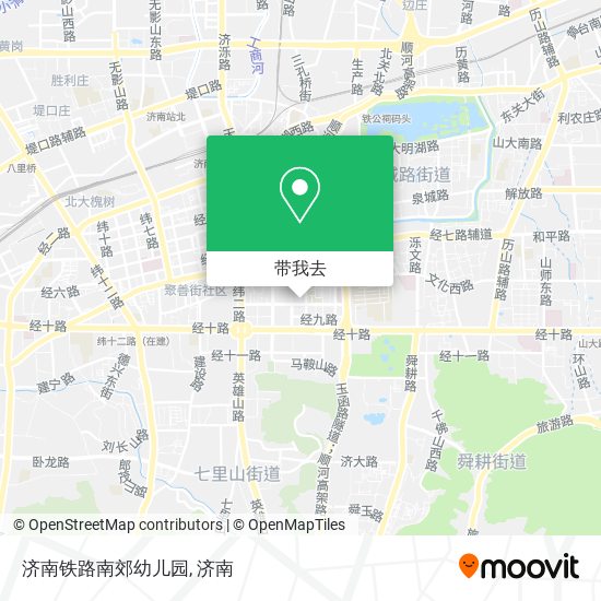 济南铁路南郊幼儿园地图
