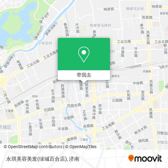 永琪美容美发(绿城百合店)地图