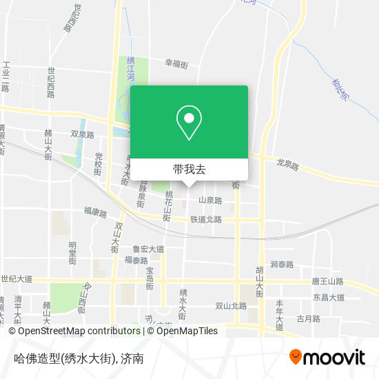 哈佛造型(绣水大街)地图