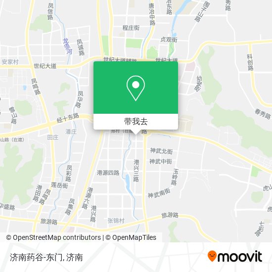 济南药谷-东门地图