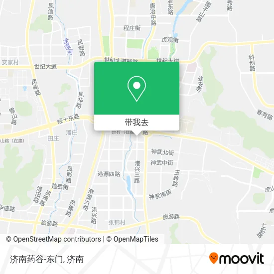 济南药谷-东门地图
