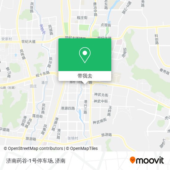 济南药谷-1号停车场地图