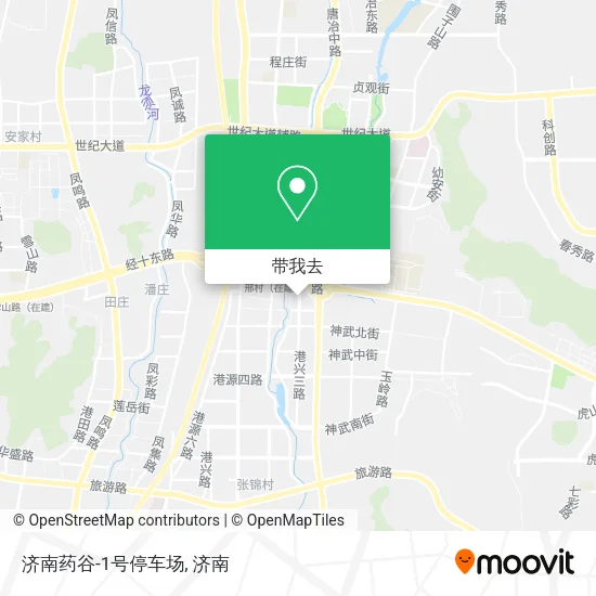 济南药谷-1号停车场地图