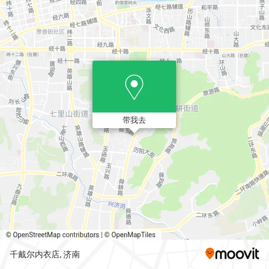 千戴尔内衣店地图