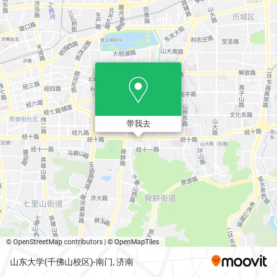 山东大学(千佛山校区)-南门地图