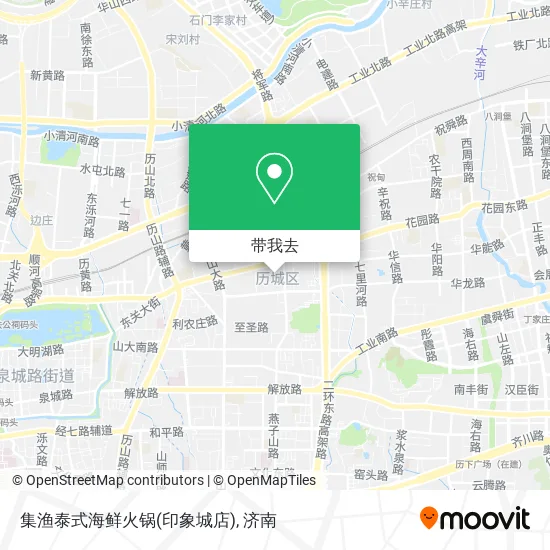 集渔泰式海鲜火锅(印象城店)地图