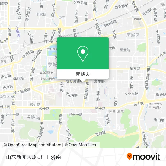 山东新闻大厦-北门地图