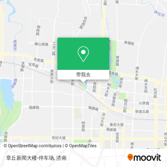 章丘新闻大楼-停车场地图